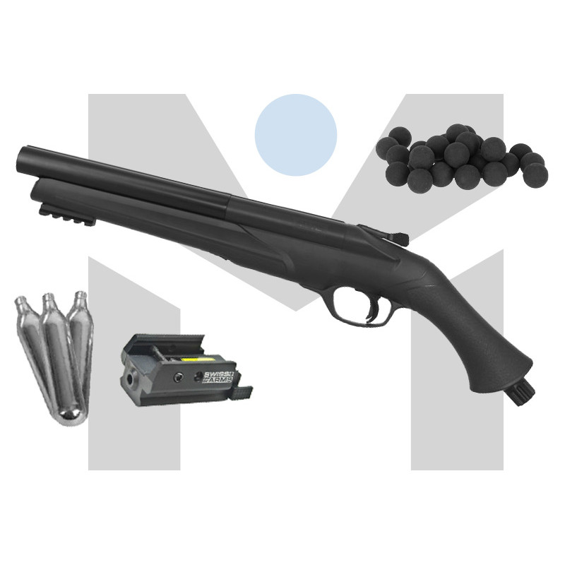 Pack Fusil de Défense HDS68 Umarex T4E 16 joules Laser TOM Airgun