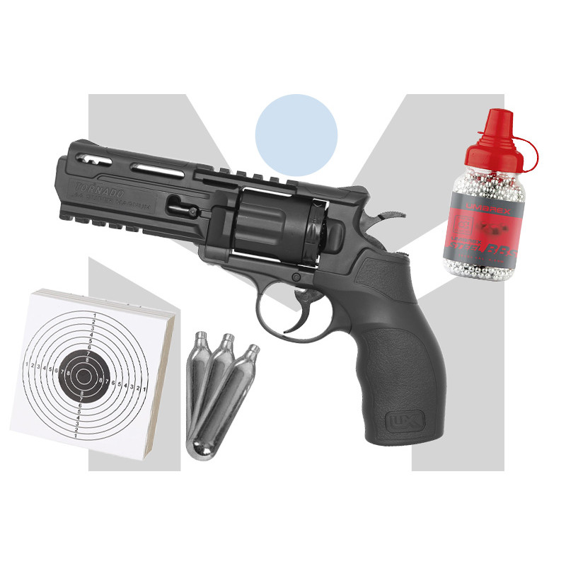 Pack Revolver Tornado 4 5mm CO2 Umarex TOM Airgun