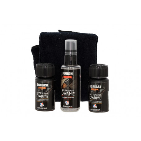 Kit entretien 50 Dgrease + Black Métal + Finish Armaestria