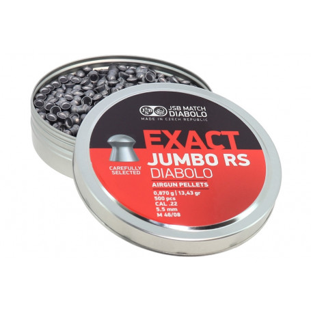 500 plombs Jumbo Exact RS 5.52mm JSB Diabolo