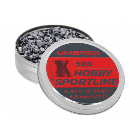 Plombs Hobby Sportline tête plate 4.5mm 6.94gr Umarex