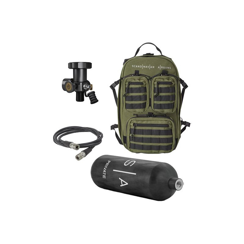 Pack sac a dos bouteille SA Private Scandinavian Arms TOM Airgun