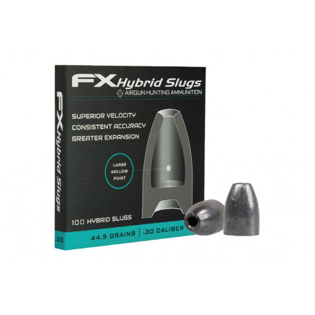 Slugs FX hybride 7.62 mm HP 44.5 grains