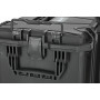 Caisse de transport noire avec roulettes GLARY CASE