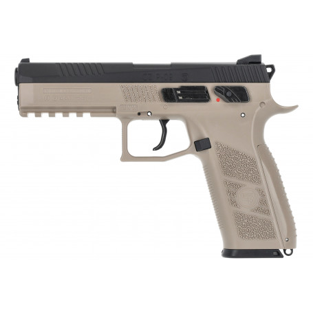 Pistolet CZ P-09 DT FDE 4.5mm Plombs et BBs CO2 ASG