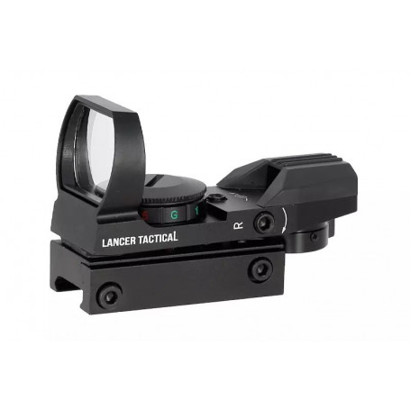 Visée point rouge / vert Reflex 4 réticules Lancer Tactical
