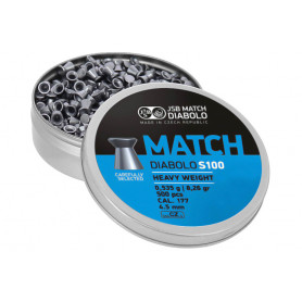 500 plombs Match Heavy Weight S100 4.49 mm 8.26 grains JSB