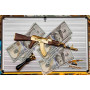 Miniature AK47 Gold Goatguns