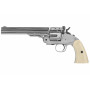 Revolver Schofield 6" Silver Ivory 4.5mm Plombs CO2 ASG