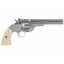Revolver Schofield 6" Silver Ivory 4.5mm Plombs CO2 ASG