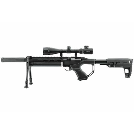 Kit carabine PCP UX Notos 5.5mm 26 joules + Lunette 3-9x40 + Bipied Umarex