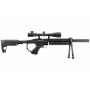 Kit carabine PCP UX Notos 5.5mm 26 joules + Lunette 3-9x40 + Bipied Umarex