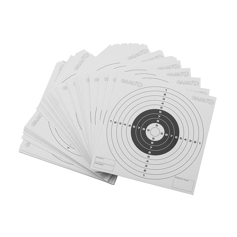 Lot De 100 Cibles En Carton 14x14cm – Pour Tir à L'Arc, Carabine Ou Arme De Poing