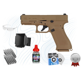 Pack Argent Glock 19 X cal BB 4.5 mm Umarex