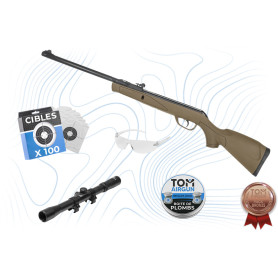 Pack Bronze Carabine Delta Kakie 4.5mm 7.5 joules Gamo
