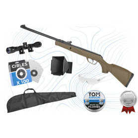 Pack Argent Carabine Delta Kakie 4.5mm 7.5 joules Gamo