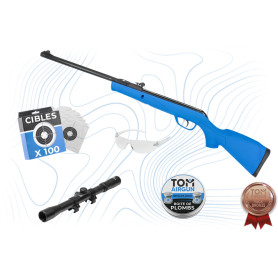 Pack Bronze Carabine Delta Bleue 4.5mm 7.5 joules Gamo