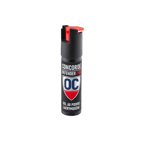 Bombe aérosol Gel Poivre PRO OC 25ML Concorde Defender