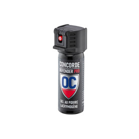 Bombe aérosol Gel Poivre PRO OC 50ML Compact Concorde Defender