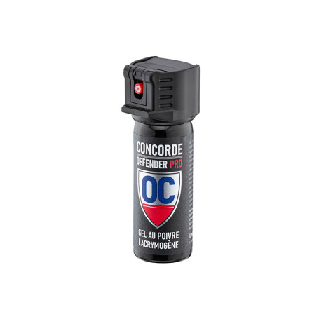 Bombe aérosol Gel Poivre PRO OC 50ML Compact Concorde Defender