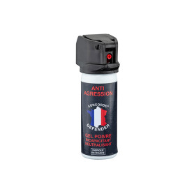 Bombe aérosol Gel Poivre 50ML Concorde Defender