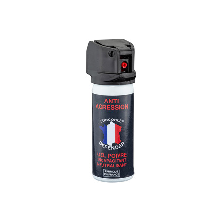 Bombe aérosol Gel Poivre 50ML Concorde Defender
