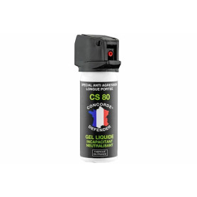 Bombe aérosol Gel CS 80 50ML Concorde Defender