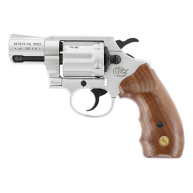 Revolver Colt Detective Special calibre 380/9mm RK Nickelé Bois Umarex