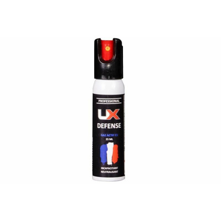 Bombe aérosol au Gaz CS 25ML UX