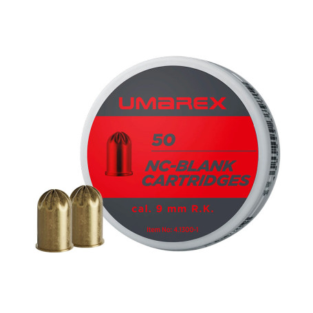 Boîte de 50 cartouches à blanc calibre 9mm RK Umarex