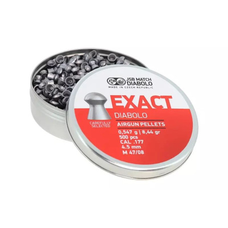 500 plombs Exact calibre 4.52mm JSB Diabolo