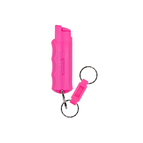 Bombe lacrymogène rose porte-clefs Gaz Piment rouge 16.2ML Sabre Red