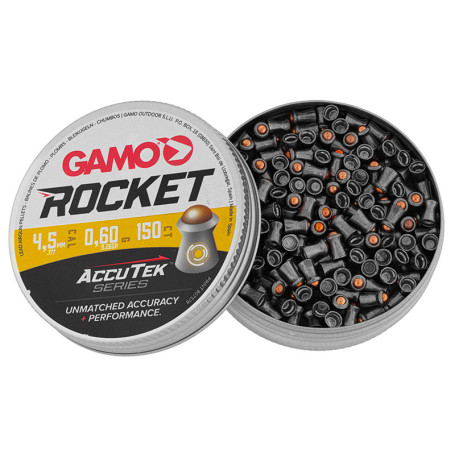 Boîte de 150 plombs Rocket Accutek Series 4.5mm Gamo