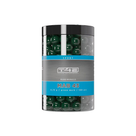 Billes peinture verte T4E Cal .43 x500 Umarex