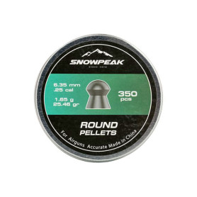 350 Plombs dômés Snowpeak Calibre 6.35 mm