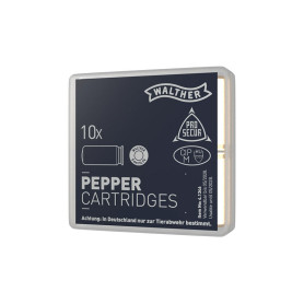 Cartouches poivre Walther 9 mm PAK – boîte de 10