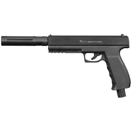 Pistolet Sentinel calibre .50 avec extension de canon Tachyon-S Vesta