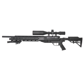 Carabine PCP Benjamin Armada 5.5mm 19.9 joules Crosman + Lunette 4-16x50 + Bipied - Occasion