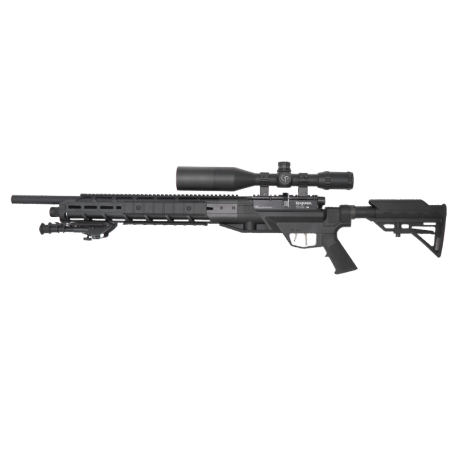 Carabine PCP Benjamin Armada 5.5mm 19.9 joules Crosman + Lunette 4-16x50 + Bipied - Occasion
