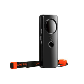 Alarme de sécurité personnelle noire domicile avec lumière LED 125 dB CamRom