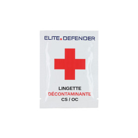 Lingette décontaminante CS OC Elite Defender