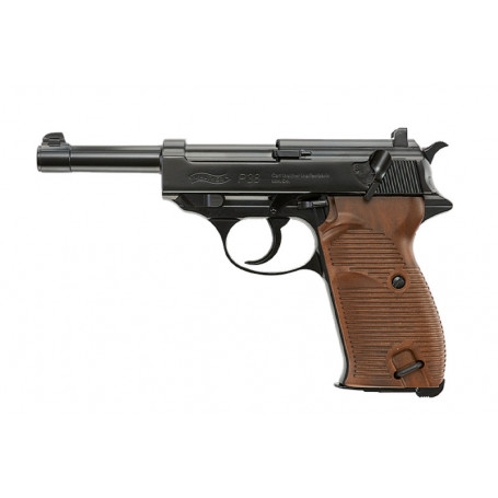 Pistolet P38 Noir CO2 4.5mm Walther