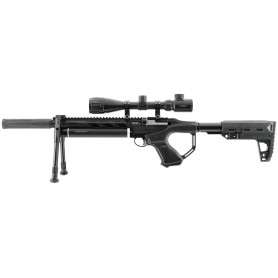 Kit carabine PCP UX Notos 5.5mm 16 joules + Lunette 3-9x40 + Bipied Umarex