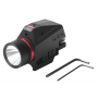 Lampe Laser LED 150 Lumens  2 en 1 longue portée noire Aegon
