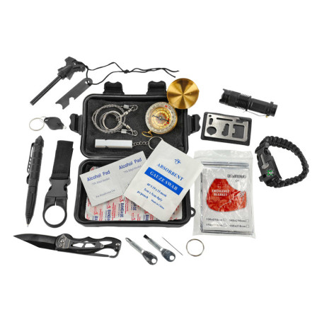 Kit de survie multifonctions 18 en 1