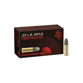 Cartouches .22LR Geco Rifle 40gr - Boîte de 50 | Tir sportif