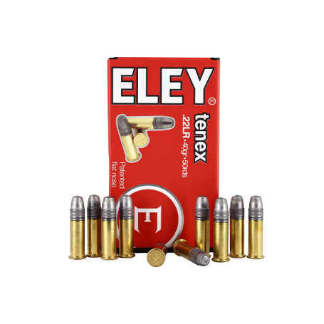 Munitions .22LR Eley Tenex Pistol : Précision Match | Tir Sportif