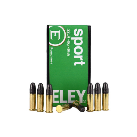 50 Cartouches .22LR Sport ELEY – Munition Tir Cible | Précision