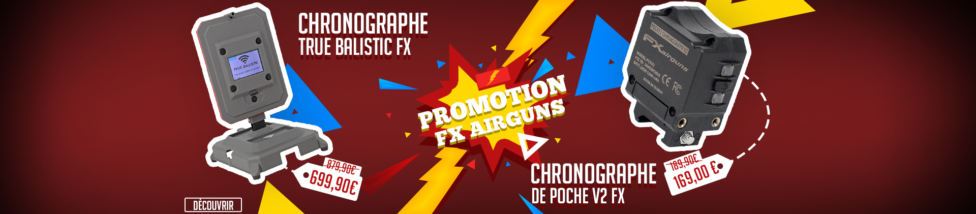 PROMOTION FX AIRGUN CHRONOGRAPHE
